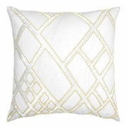 Net Applique 16" x 36" Decorative Pillow Kevin O'Brien Yellow 