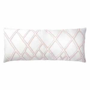 Net Applique Pillow 22" Decorative Pillow Kevin O'Brien Apricot 