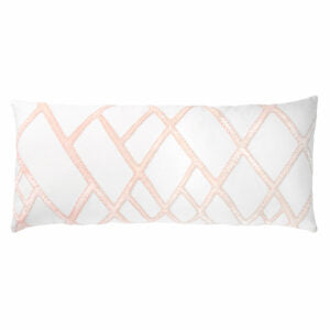 Net Applique Pillow 22" Decorative Pillow Kevin O'Brien Blossom 