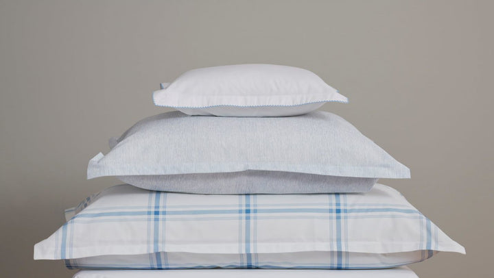 Niko Twin Fitted Sheet Bedding Style Stamattina Light Blue 