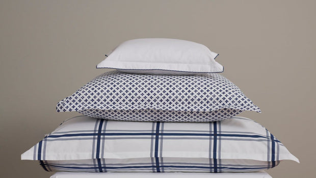 Niko Twin Fitted Sheet Bedding Style Stamattina Navy 