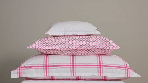 Niko King Flat Sheet Bedding Style Stamattina Pink 