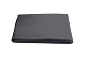Nocturne Cal King Fitted Sheet Bedding Style Matouk Charcoal 