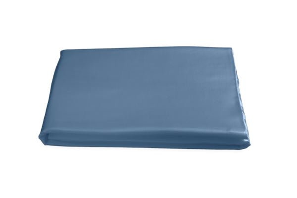 Nocturne Cal King Fitted Sheet Bedding Style Matouk Sea 