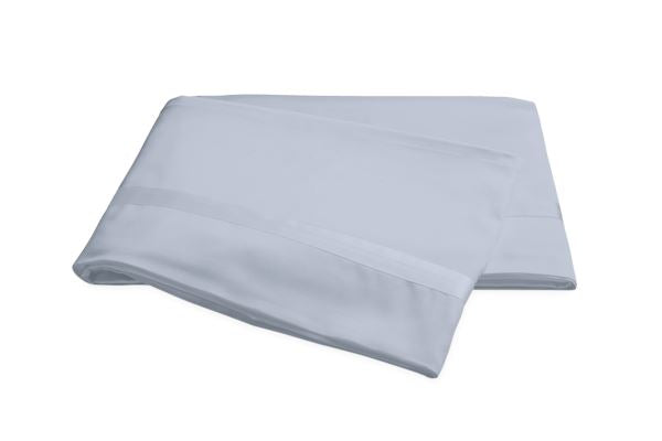 Nocturne Full/Queen Flat Sheet Bedding Style Matouk Blue 