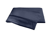 Nocturne Full/Queen Flat Sheet Bedding Style Matouk Navy 