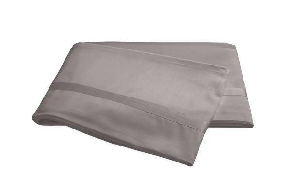 Nocturne Full/Queen Flat Sheet Bedding Style Matouk Platinum 