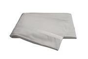 Nocturne Full/Queen Flat Sheet Bedding Style Matouk Silver 