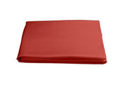Nocturne King Fitted Sheet Bedding Style Matouk Coral 