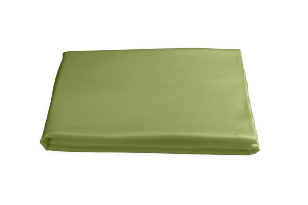 Nocturne King Fitted Sheet Bedding Style Matouk Grass 