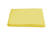 Nocturne King Fitted Sheet Bedding Style Matouk Lemon 