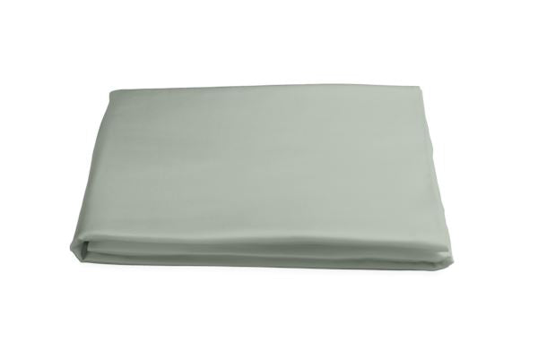 Nocturne King Fitted Sheet Bedding Style Matouk Opal 
