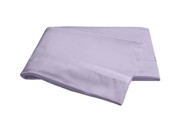 Nocturne King Flat Sheet Bedding Style Matouk Violet 