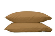 Nocturne King Pillowcase- Single Bedding Style Matouk Bronze 