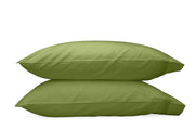 Nocturne King Pillowcase- Single Bedding Style Matouk Grass 