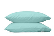Nocturne King Pillowcase- Single Bedding Style Matouk Lagoon 