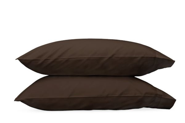 Nocturne King Pillowcase- Single Bedding Style Matouk Sable 