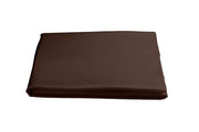 Nocturne Queen Fitted Sheet Bedding Style Matouk Chocolate 