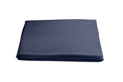 Nocturne Queen Fitted Sheet Bedding Style Matouk Navy 
