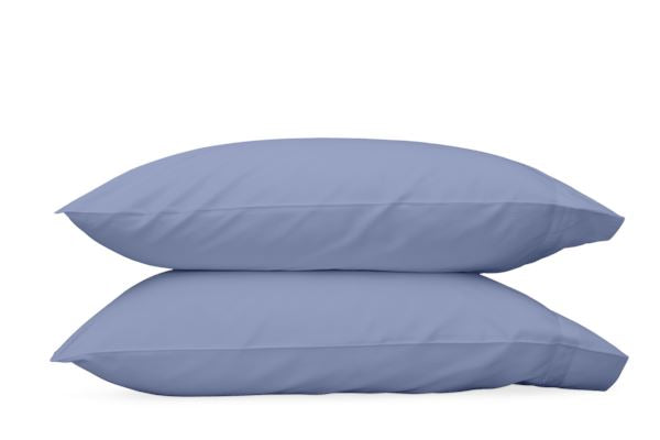 Nocturne Standard Pillowcase- Single Bedding Style Matouk Azure 