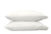 Nocturne Standard Pillowcase- Single Bedding Style Matouk Bone 