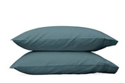 Nocturne Standard Pillowcase- Single Bedding Style Matouk Deep Jade 