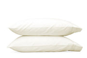 Nocturne Standard Pillowcase- Single Bedding Style Matouk Ivory 