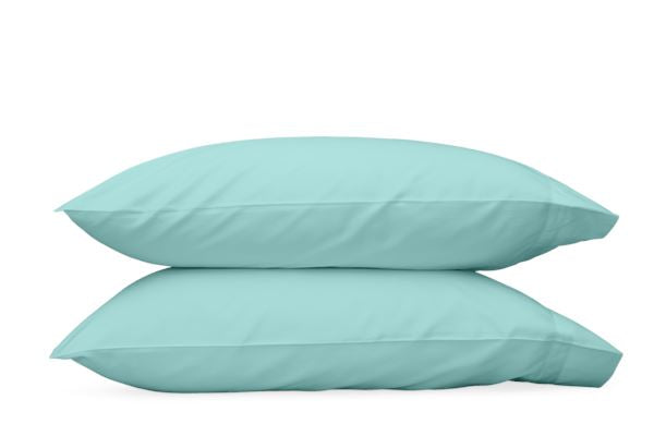 Nocturne Standard Pillowcase- Single Bedding Style Matouk Lagoon 