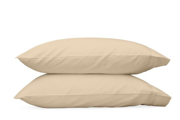 Nocturne Standard Pillowcase- Single Bedding Style Matouk Sand 