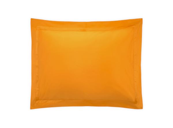 Nocturne Standard Sham Bedding Style Matouk Tangerine 