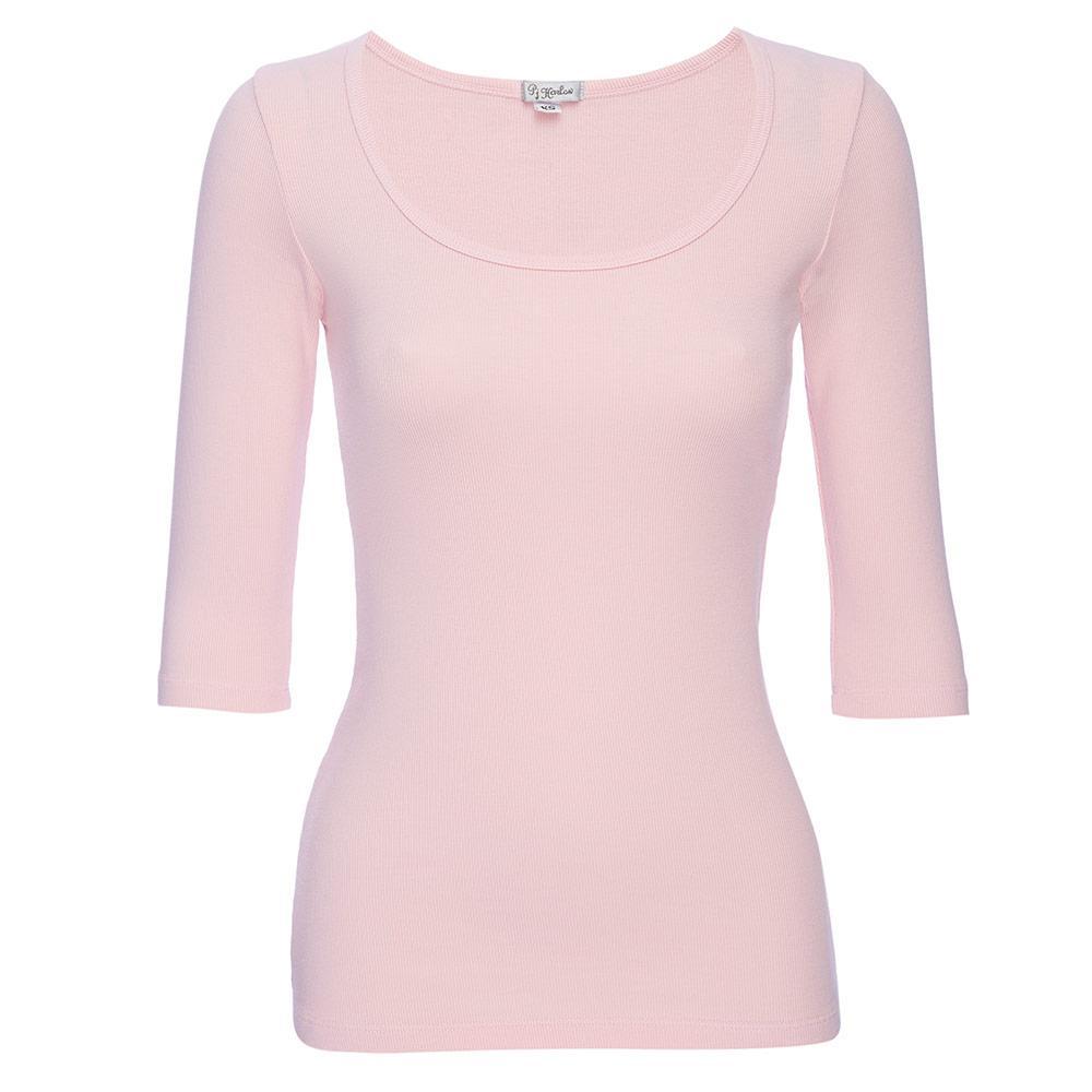 Norah Rib Knit 3/4 Sleeve Tee Loungewear PJ Harlow 