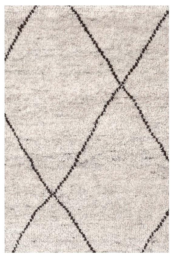 Numa Charcoal Hand Knotted 2x3 Rugs Dash and Albert 