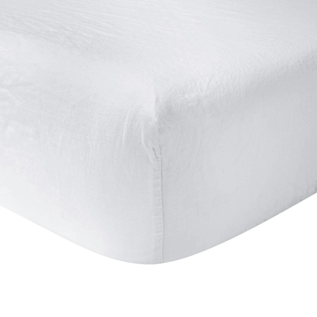 Originel Cal King Fitted Sheet Bedding Style Yves Delorme Blanc