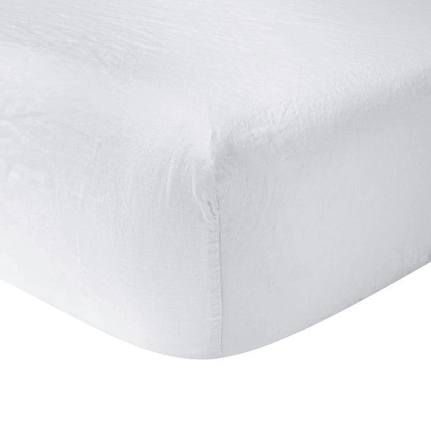 Originel Queen Fitted Sheet Bedding Style Yves Delorme Blanc 