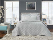Oscar King Quilt Bedding Style Orchids Lux Home Ice Mint 