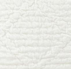 Parisienne Velvet Quilted King Sham Bedding Style Pine Cone Hill Dove White 