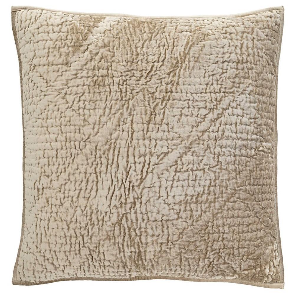 Parisienne Velvet Quilted Standard Sham Bedding Style Pine Cone Hill 
