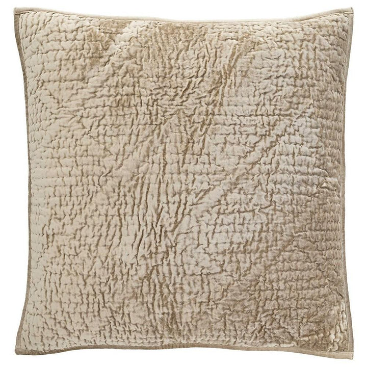 Parisienne Velvet Quilted Standard Sham Bedding Style Pine Cone Hill 