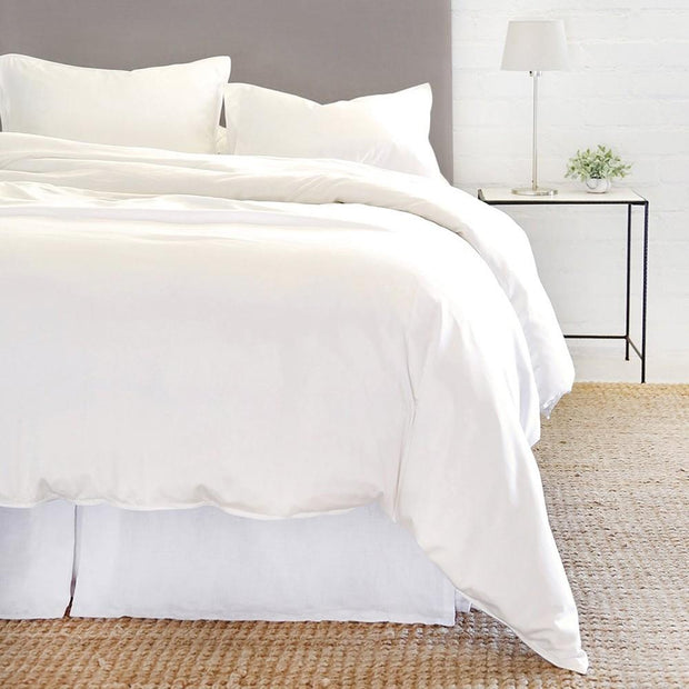 Parker Bamboo Twin Duvet Set Bedding Style Pom Pom at Home 