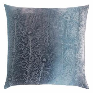 Peacock Feather 26" Decorative Pillow Kevin O'Brien Dusk 