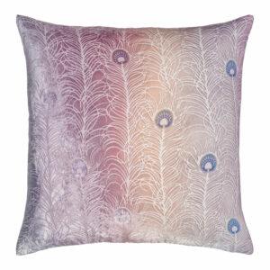 Peacock Feather 26" Decorative Pillow Kevin O'Brien Opal 
