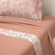 Perse Full/Queen Flat Sheet Bedding Style Yves Delorme 