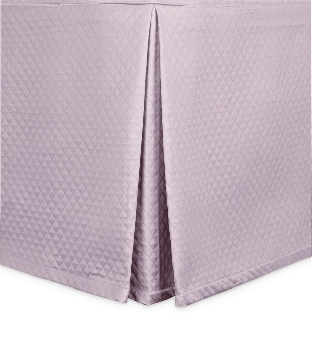 Petra King Bedskirt Bedding Style Matouk Deep Lilac 