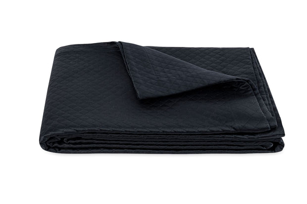 Petra King Coverlet Bedding Style Matouk Black 