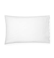 Pettine Standard Pillowcase - pair Bedding Style Sferra White White 