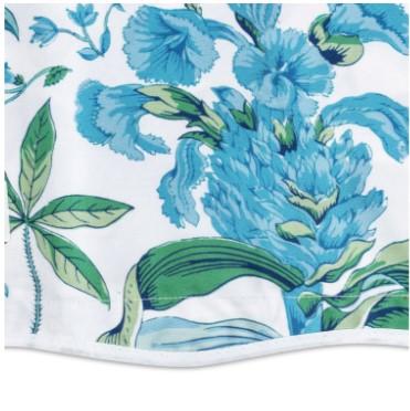 Pomegranate Full/Queen Flat Sheet Bedding Style Matouk Sea 