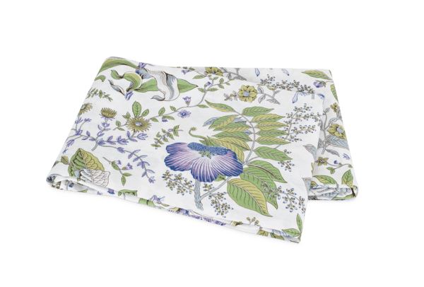 Pomegranate Linen King Flat Sheet Bedding Style Matouk Lilac 