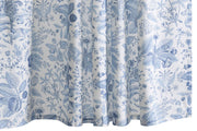Pomegranate Linen Shower Curtain Shower Curtains Matouk Porcelain Blue 