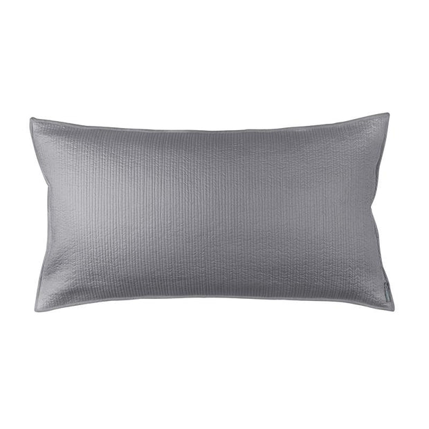 Retro Cotton King Pillow Bedding Style Lili Alessandra Pewter 