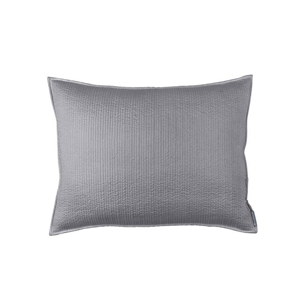 Retro Cotton Standard Pillow Bedding Style Lili Alessandra Pewter 